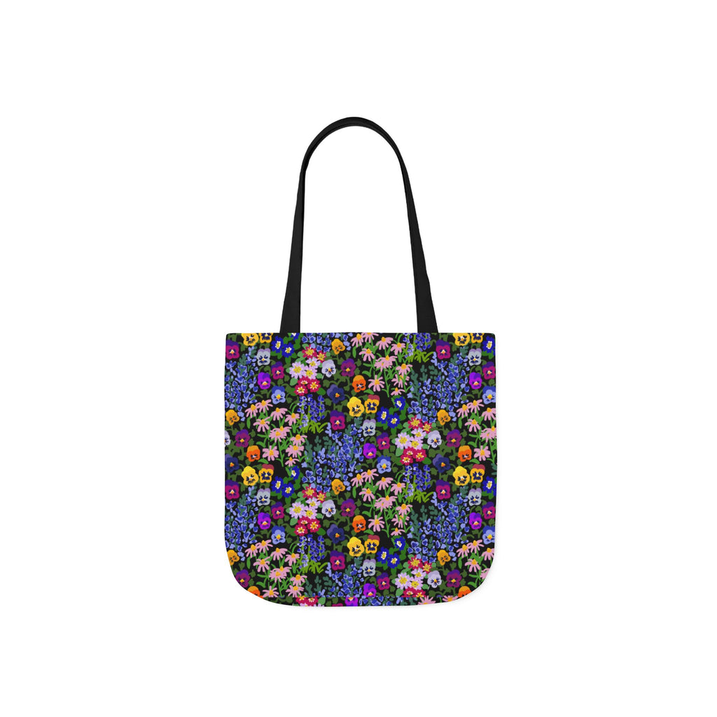WENDIKO Canvas Tote Bag Cottage Garden Midnight