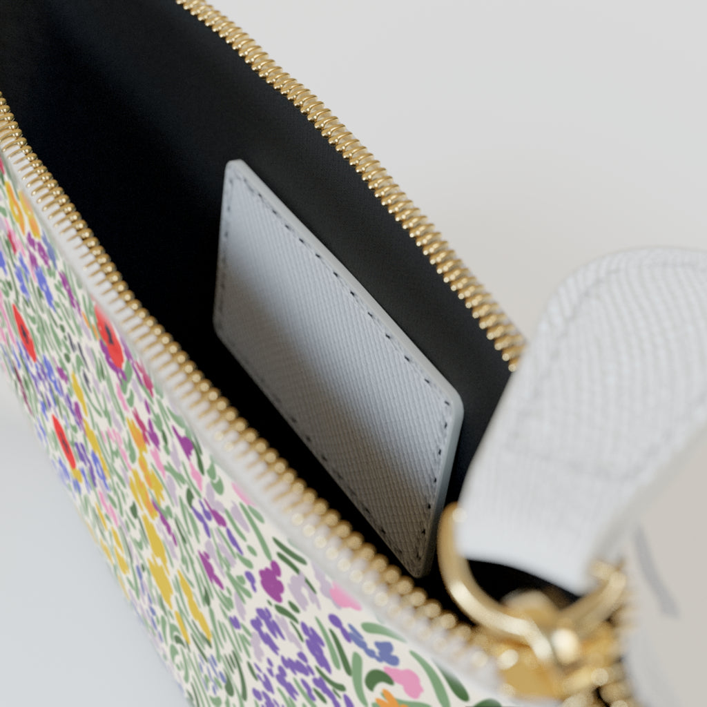 WENDIKO Meadow print mini purse, cute floral coin purse for women perfect gift for girls, teens, and moms"