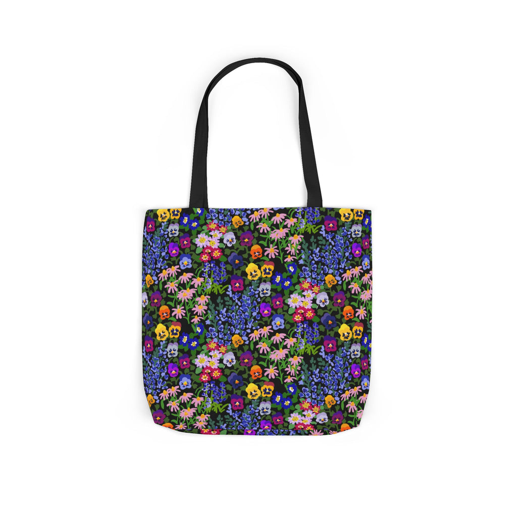 WENDIKO Canvas Tote Bag Cottage Garden Midnight