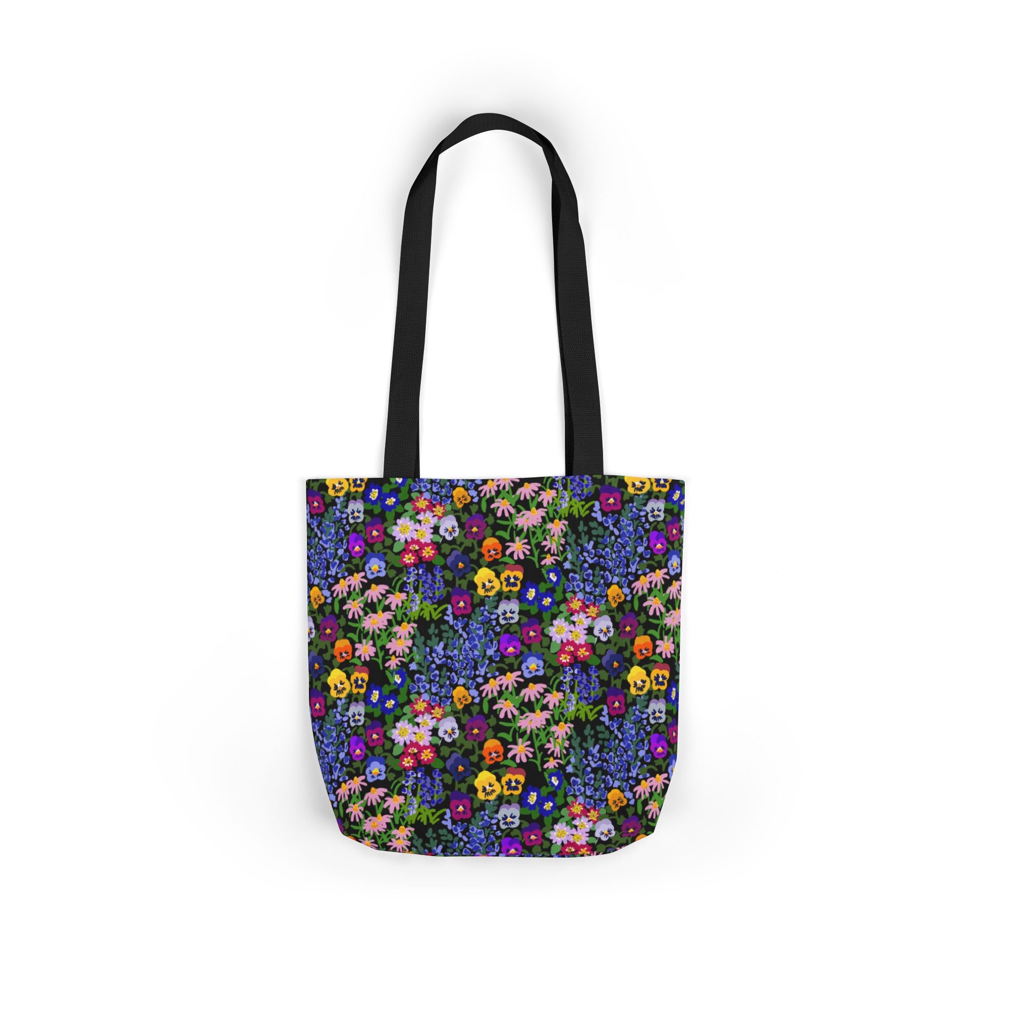 WENDIKO Canvas Tote Bag Cottage Garden Midnight