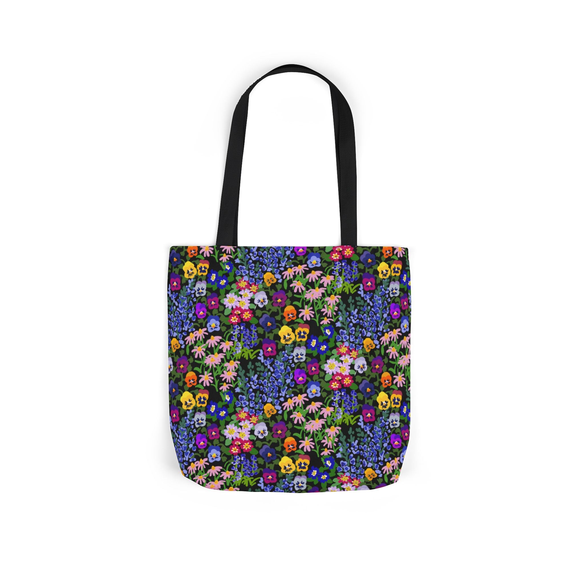 WENDIKO Canvas Tote Bag Cottage Garden Midnight