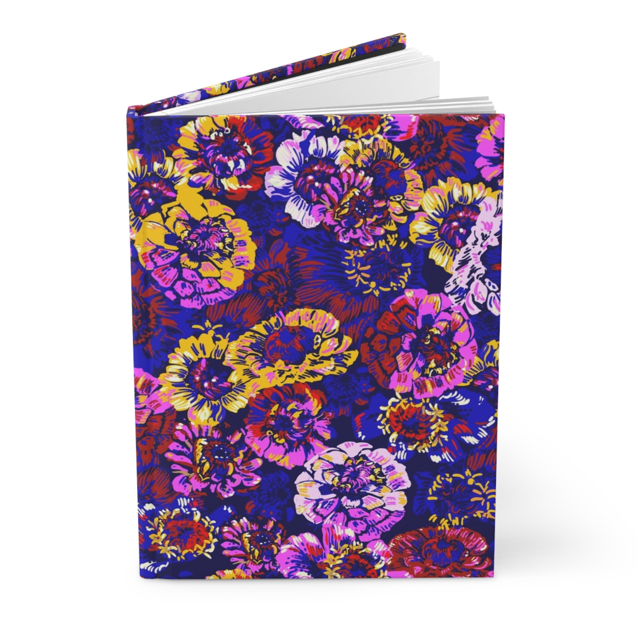 WENDIKO Hardcover Journal Matte - Retro Zinnia Design
