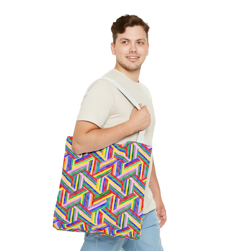 WENDIKO Retro Funky Tote Bag,  aesthetic Printed Canvas Shopper, cute Eco-Friendly Shoulder Bag for Daily Use.