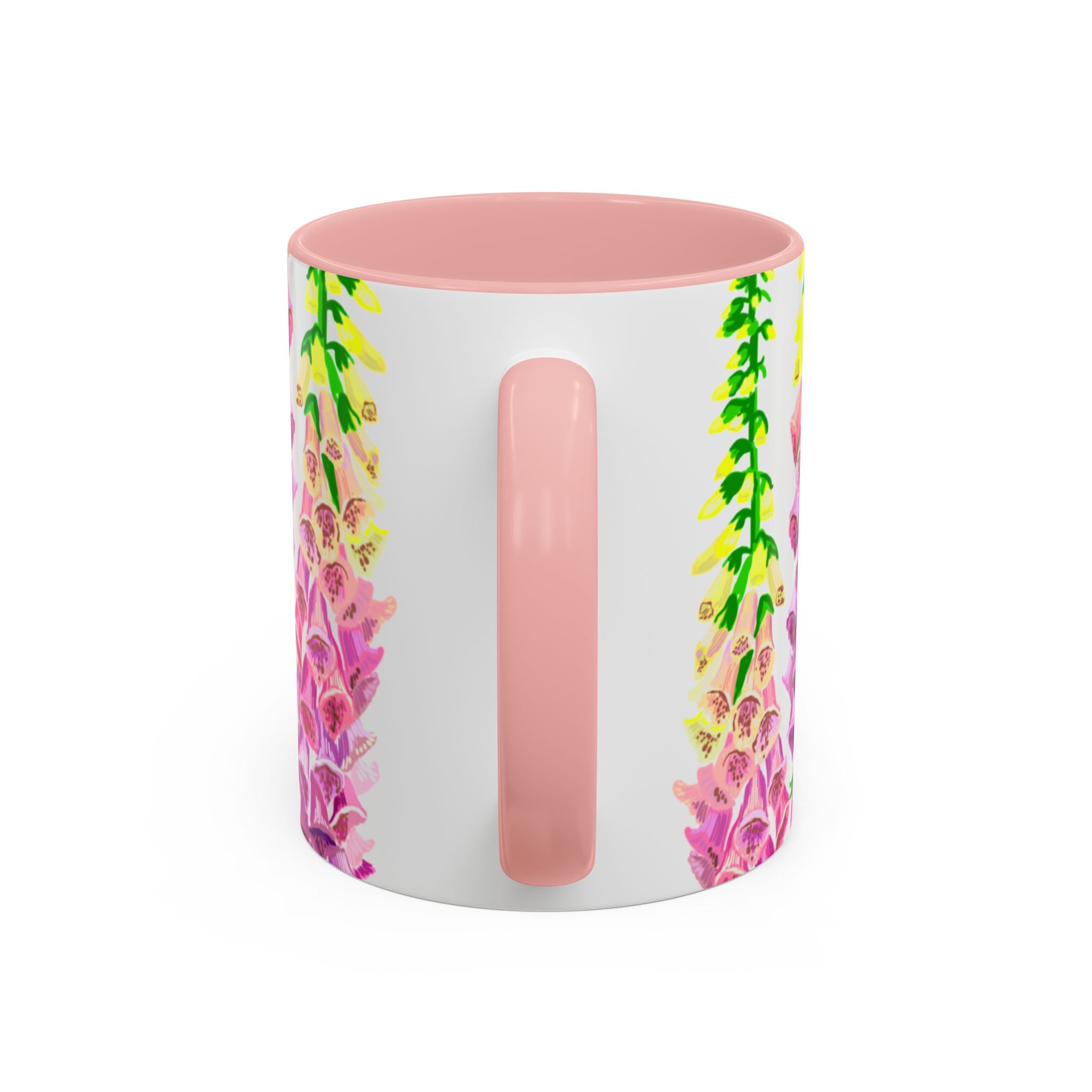 WENDIKO Fox glove Floral Design Accent Coffee mug