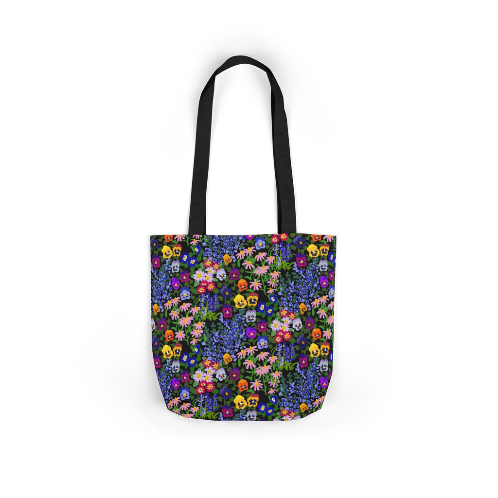 WENDIKO Canvas Tote Bag Cottage Garden Midnight