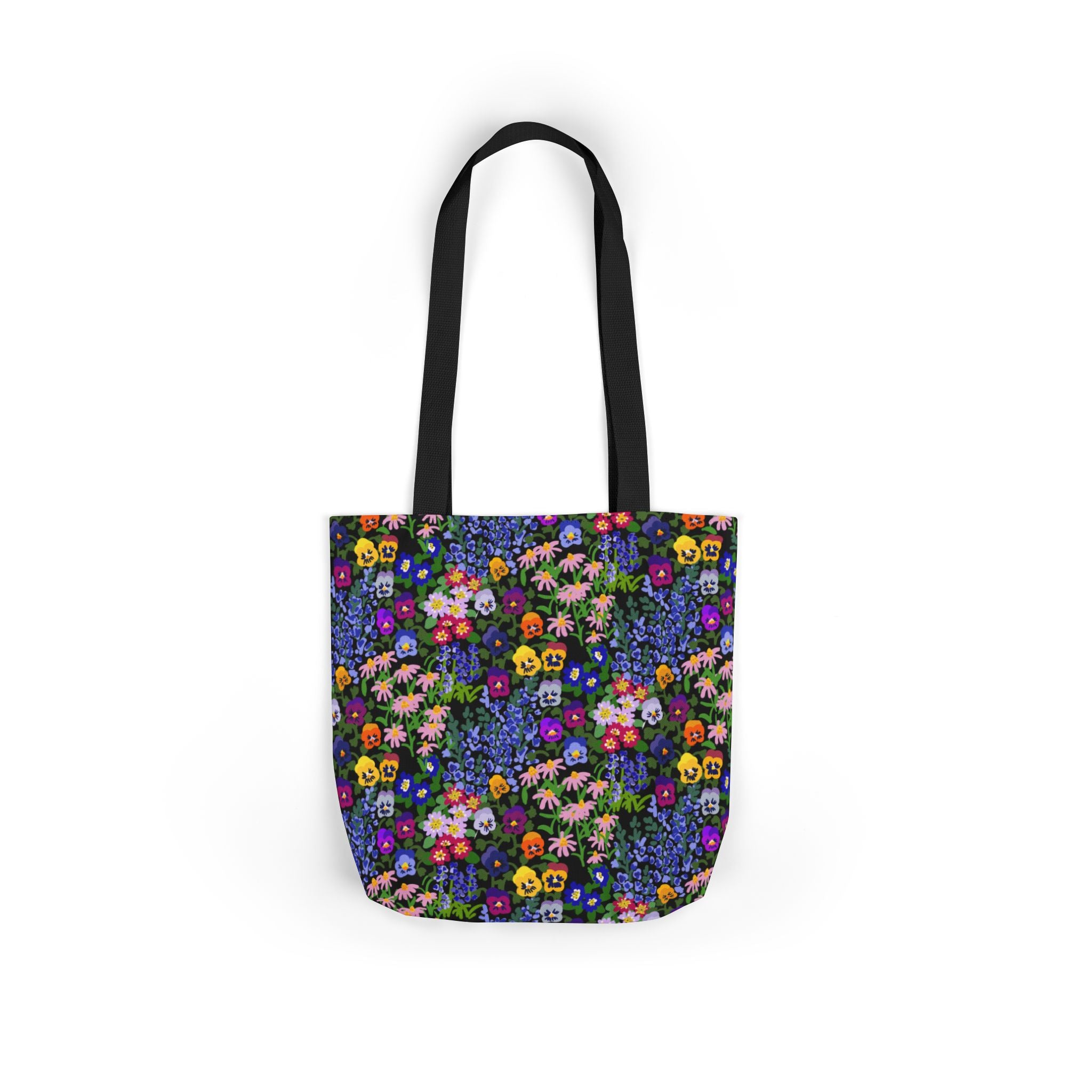 WENDIKO Canvas Tote Bag Cottage Garden Midnight