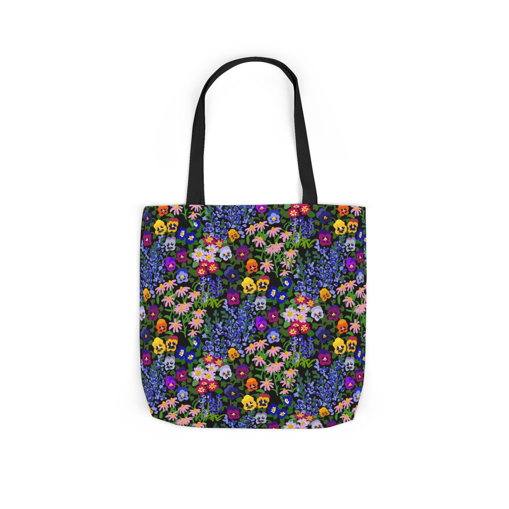 WENDIKO Canvas Tote Bag Cottage Garden Midnight