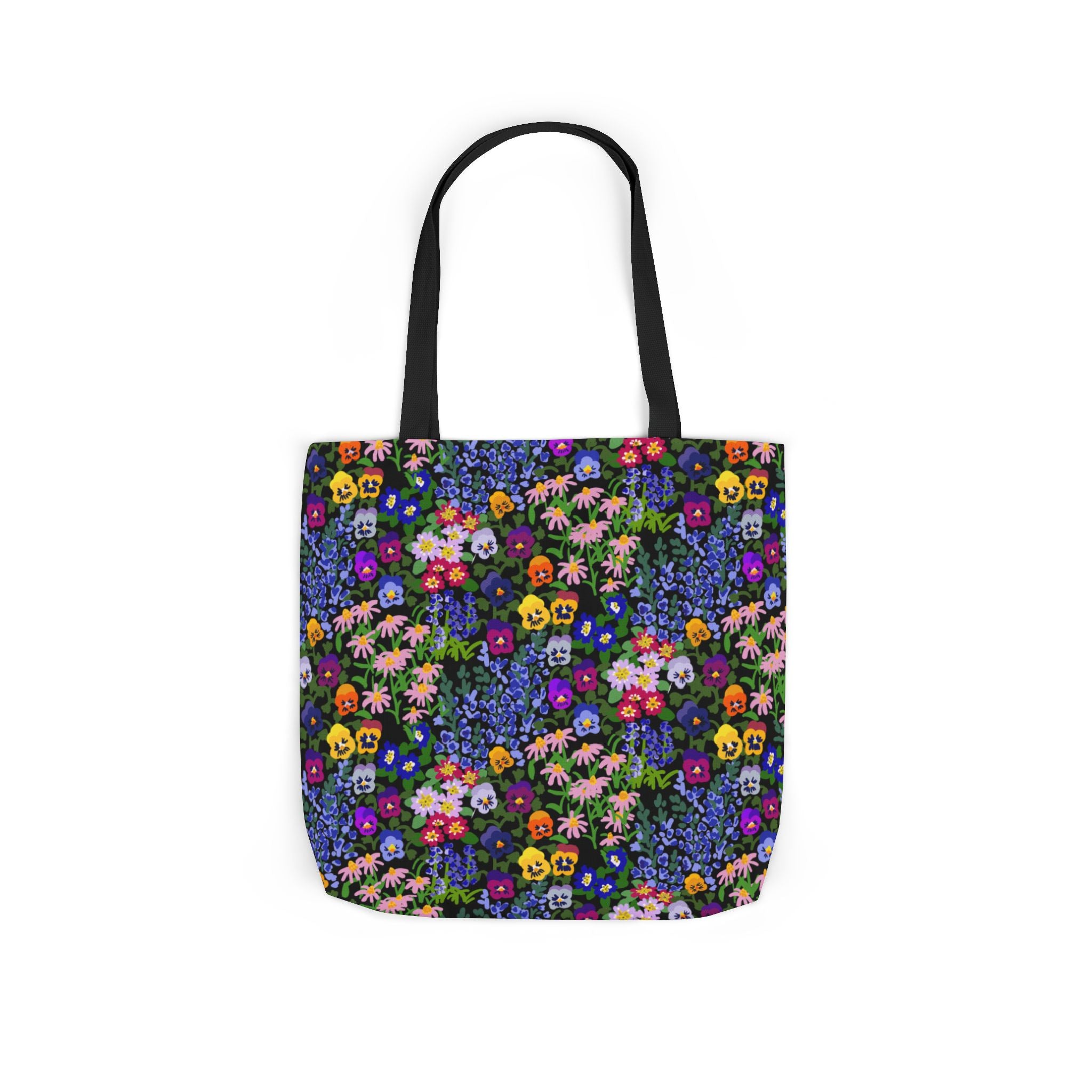 WENDIKO Canvas Tote Bag Cottage Garden Midnight