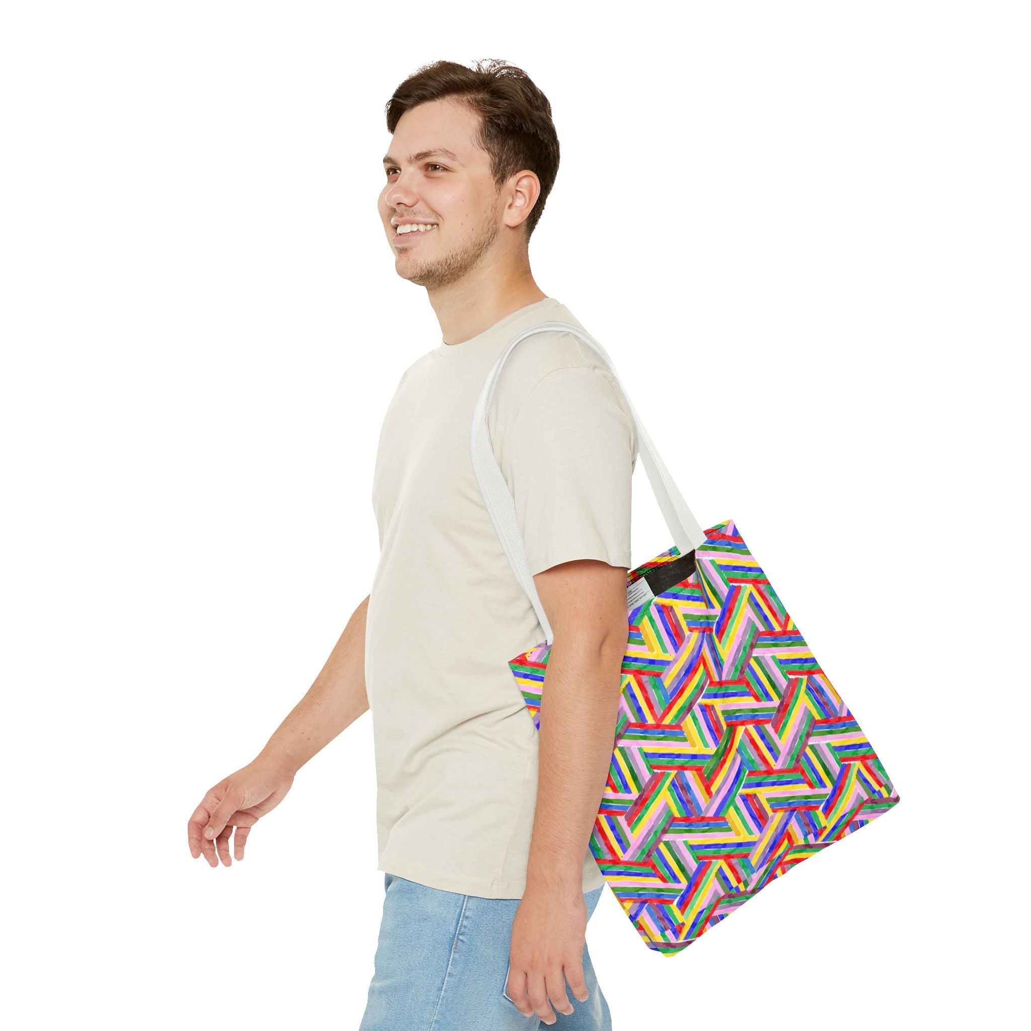 WENDIKO Retro Funky Tote Bag,  aesthetic Printed Canvas Shopper, cute Eco-Friendly Shoulder Bag for Daily Use.