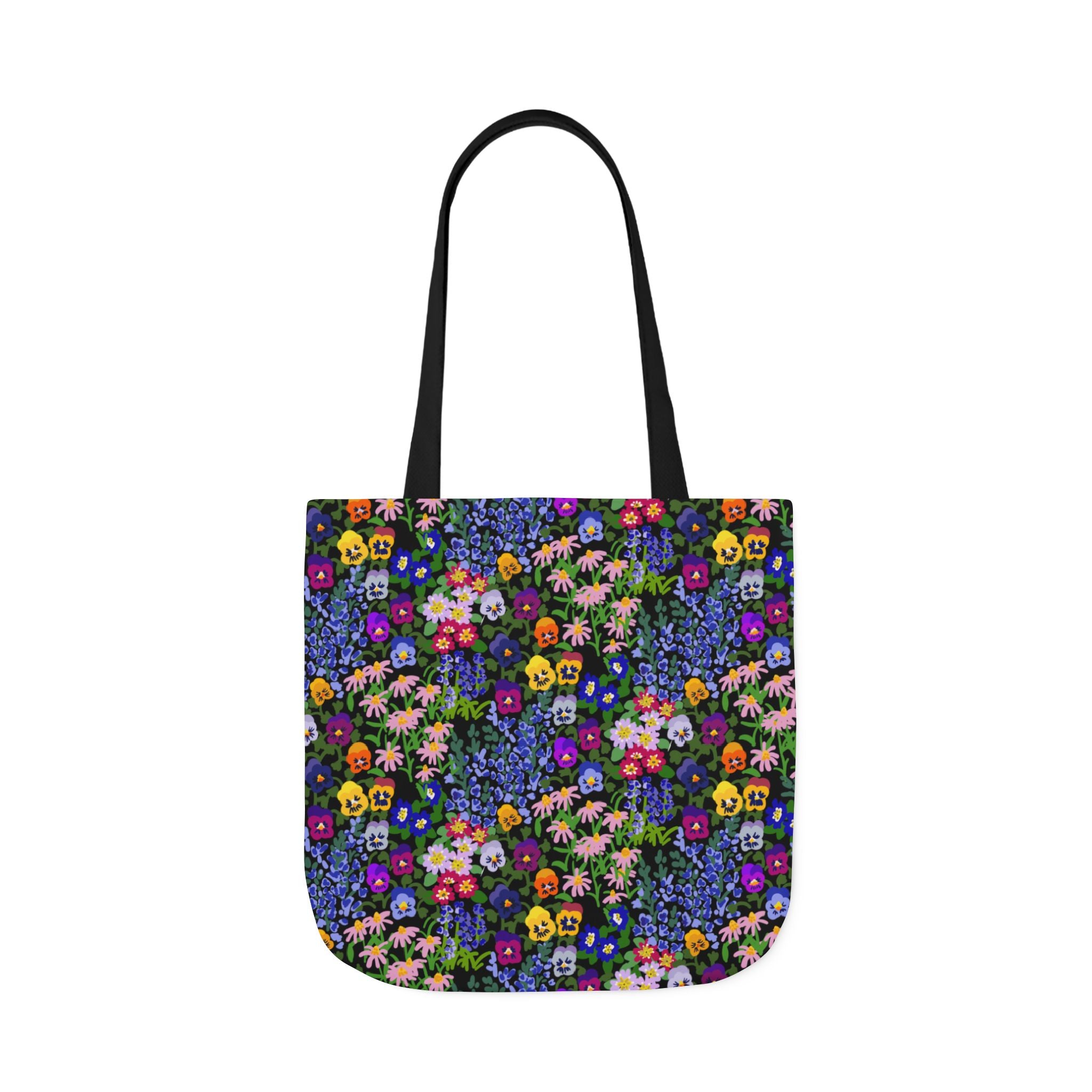 WENDIKO Canvas Tote Bag Cottage Garden Midnight