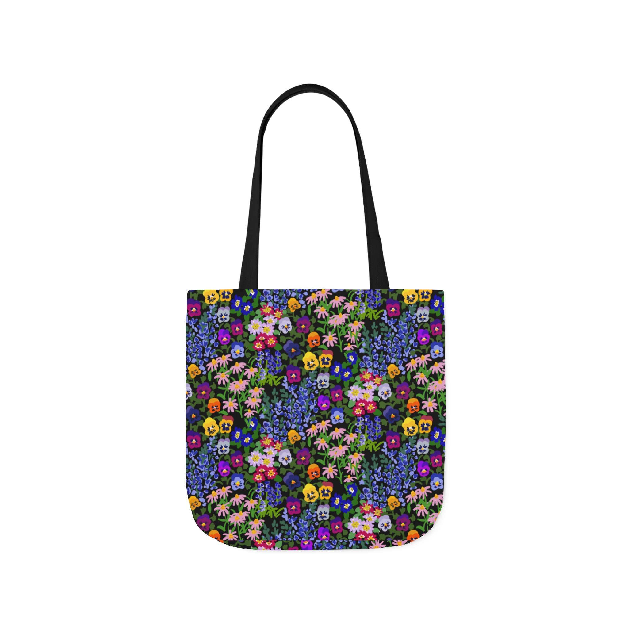 WENDIKO Canvas Tote Bag Cottage Garden Midnight