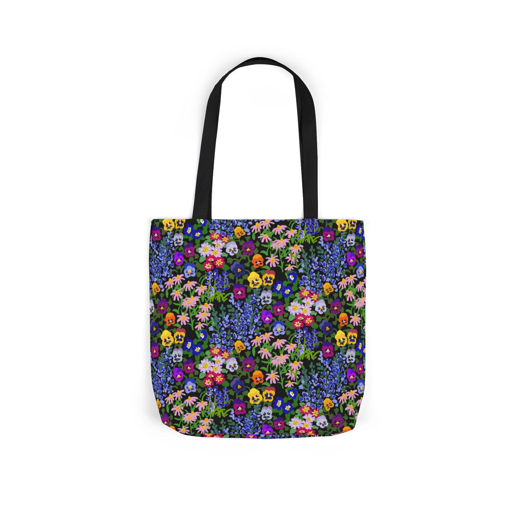 WENDIKO Canvas Tote Bag Cottage Garden Midnight