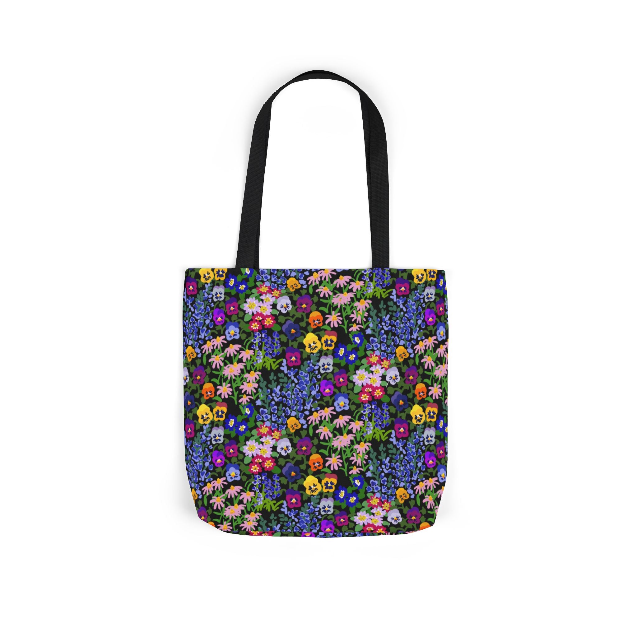 WENDIKO Canvas Tote Bag Cottage Garden Midnight