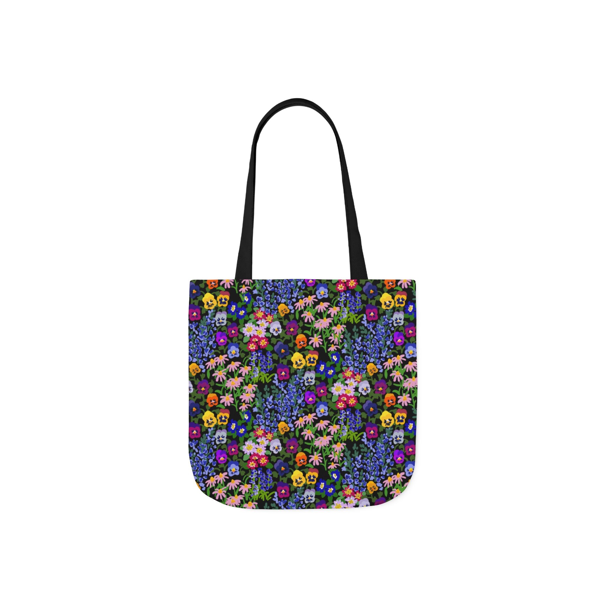 WENDIKO Canvas Tote Bag Cottage Garden Midnight