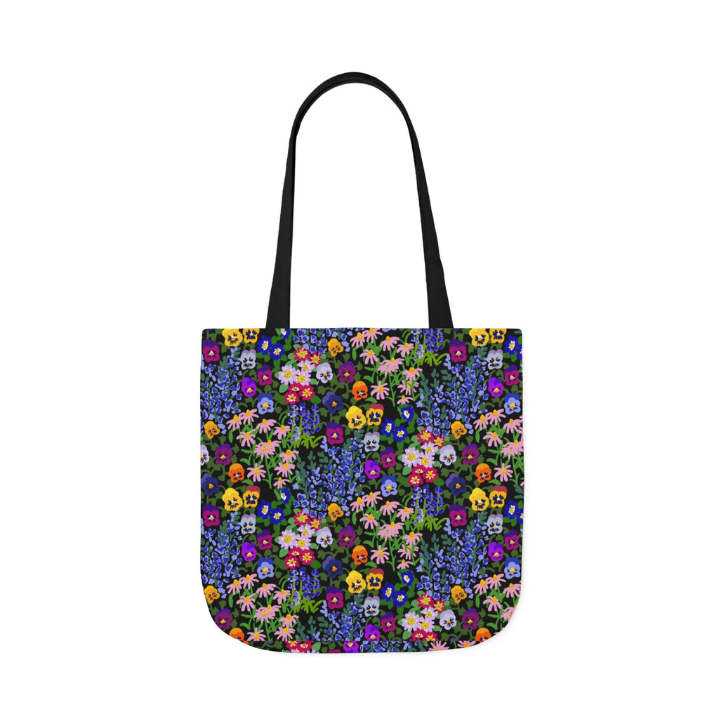 WENDIKO Canvas Tote Bag Cottage Garden Midnight