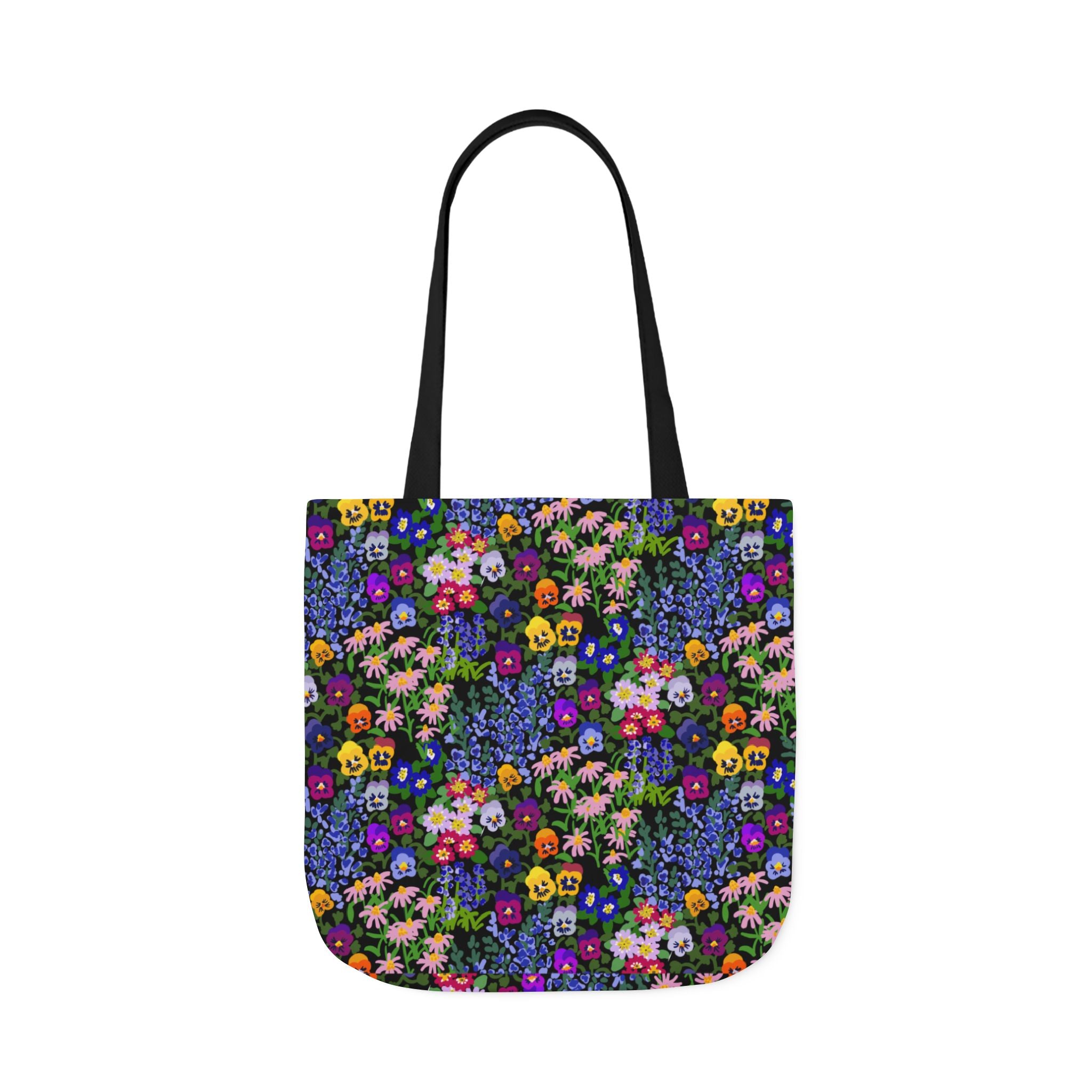 WENDIKO Canvas Tote Bag Cottage Garden Midnight