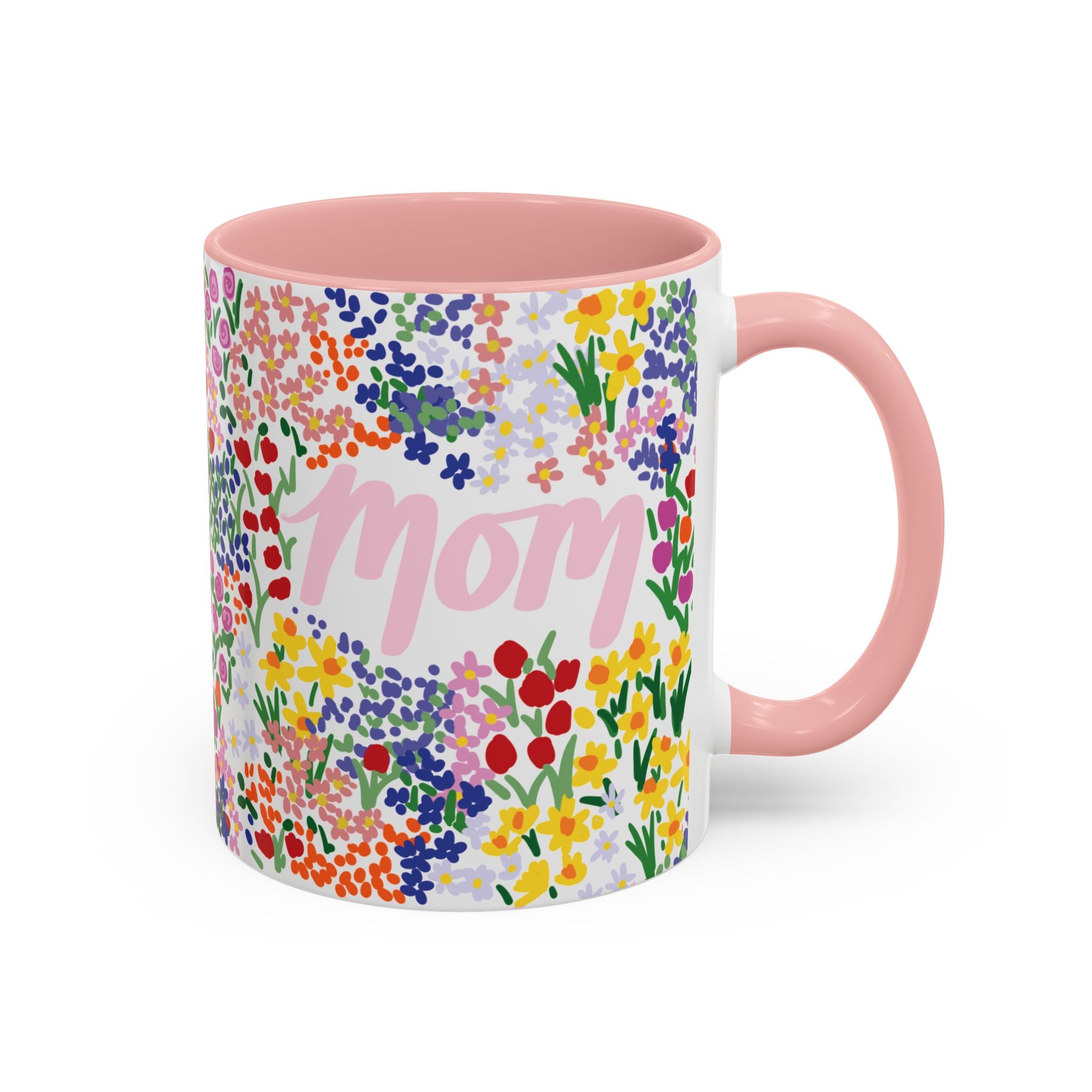 WENDIKO Mom Floral Accent Coffee mug