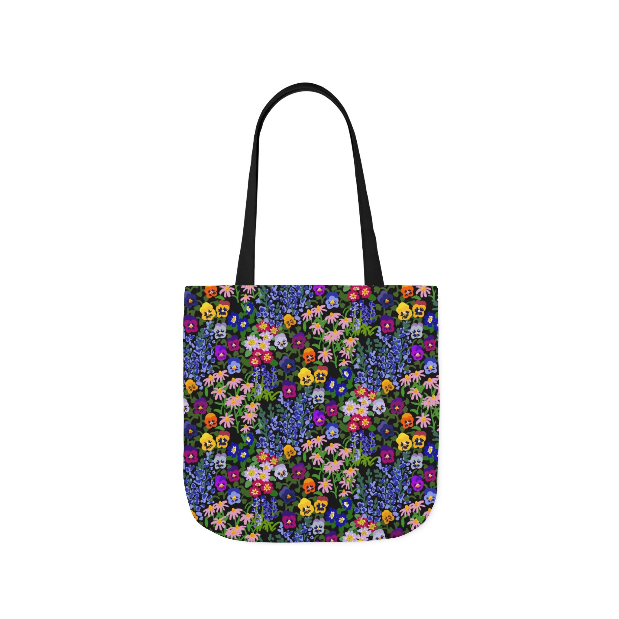 WENDIKO Canvas Tote Bag Cottage Garden Midnight