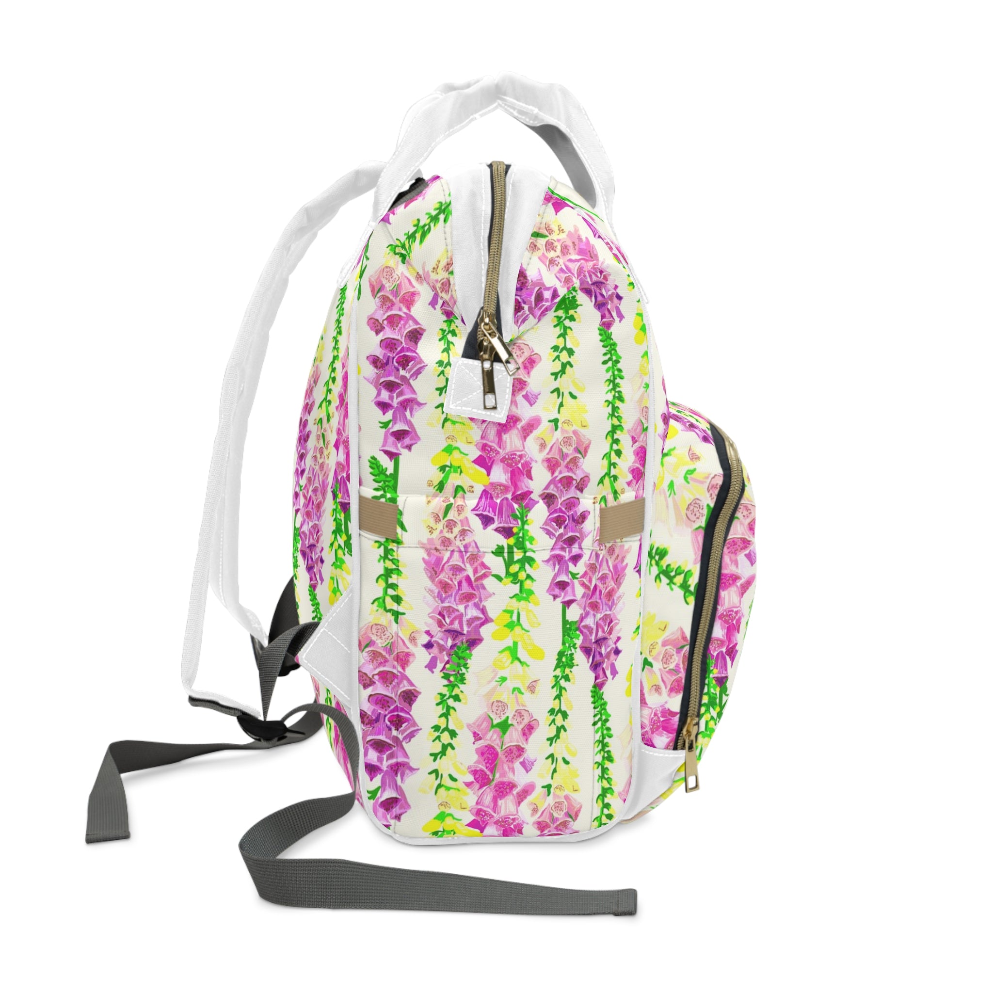 WENDIKO Diaper Backpack - Fox Glove floral design