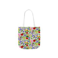 WENDIKO Canvas Tote Bag Cottage English Wildflower Floral