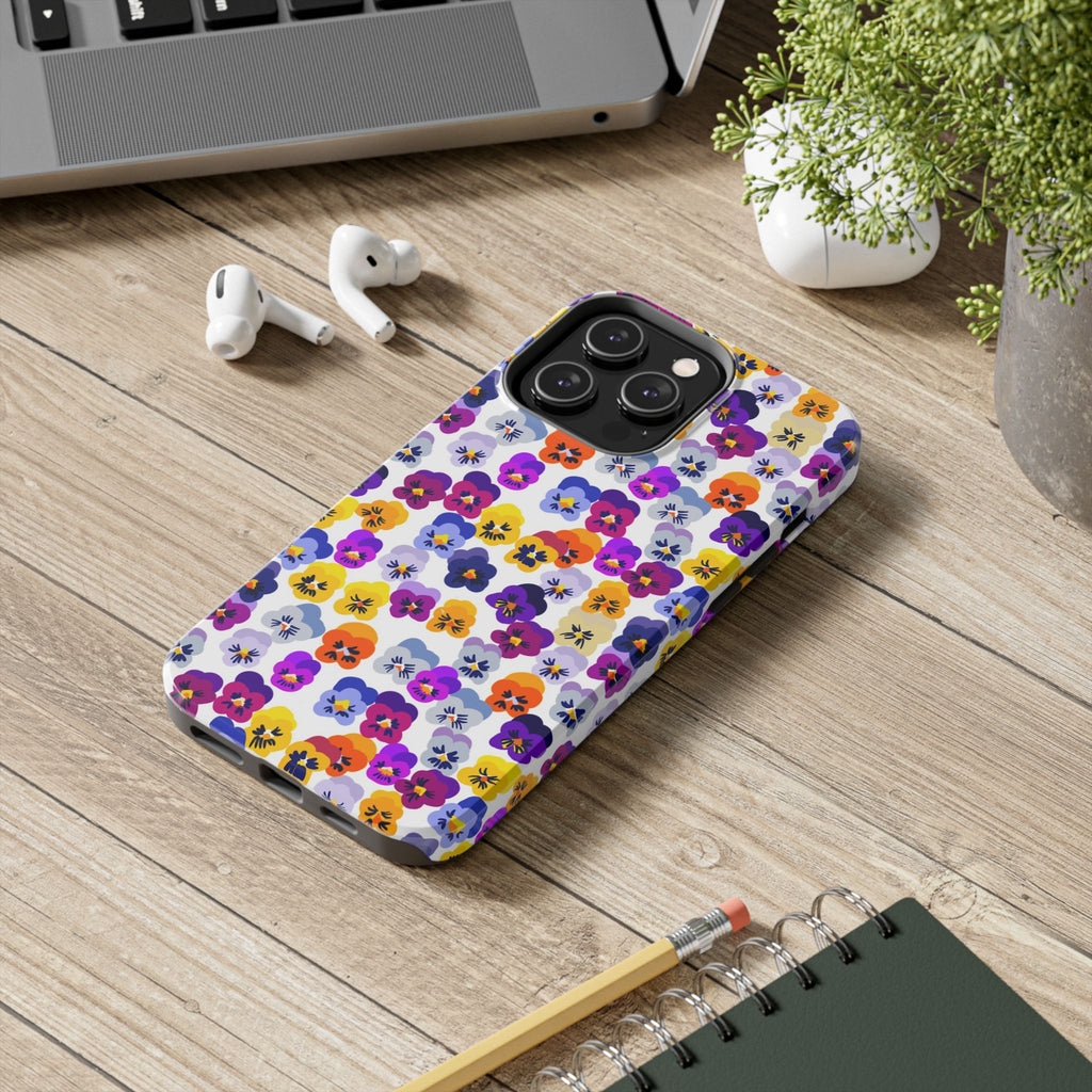 WENDIKO Pansy Fever Tough Phone Cases