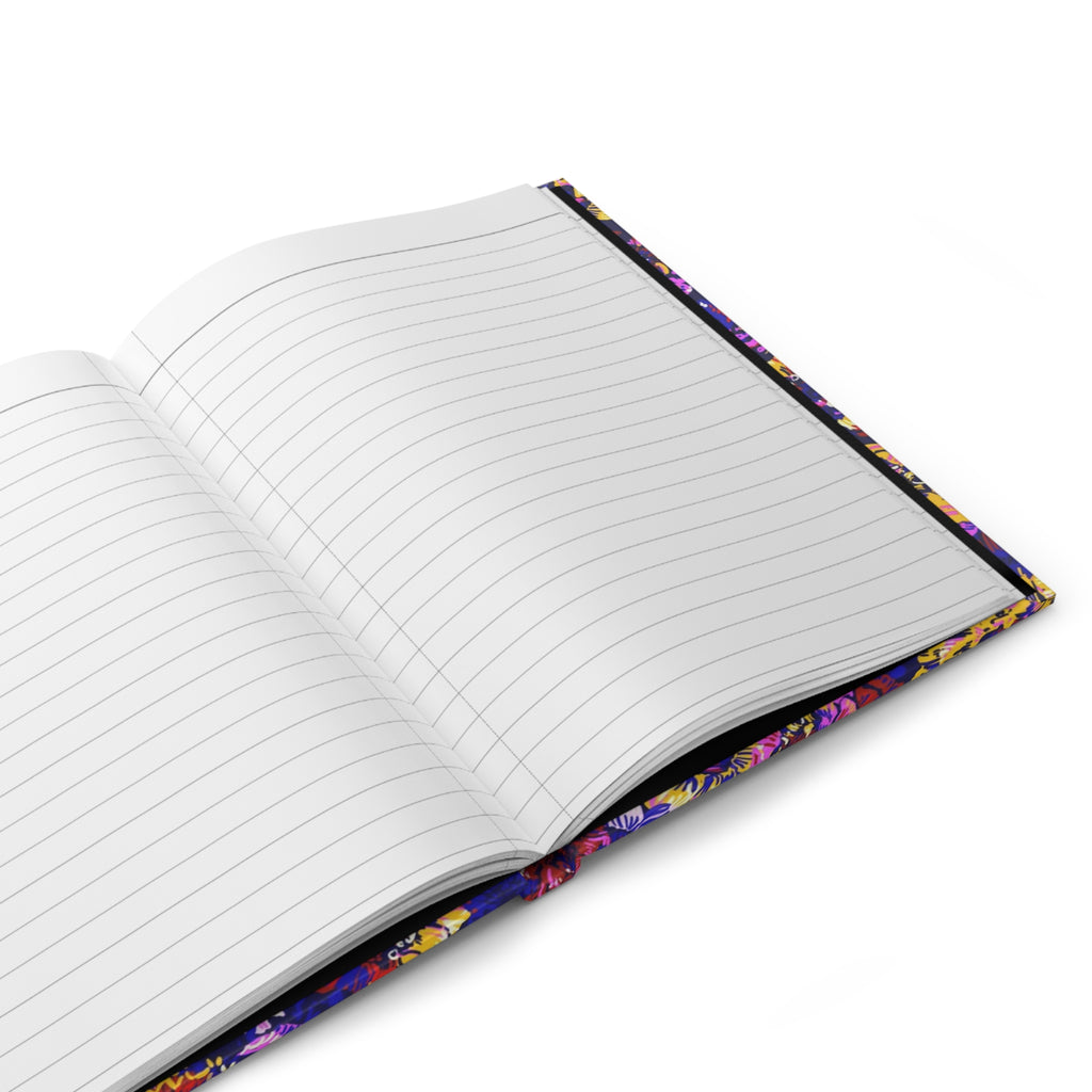 WENDIKO Hardcover Journal Matte - Retro Zinnia Design
