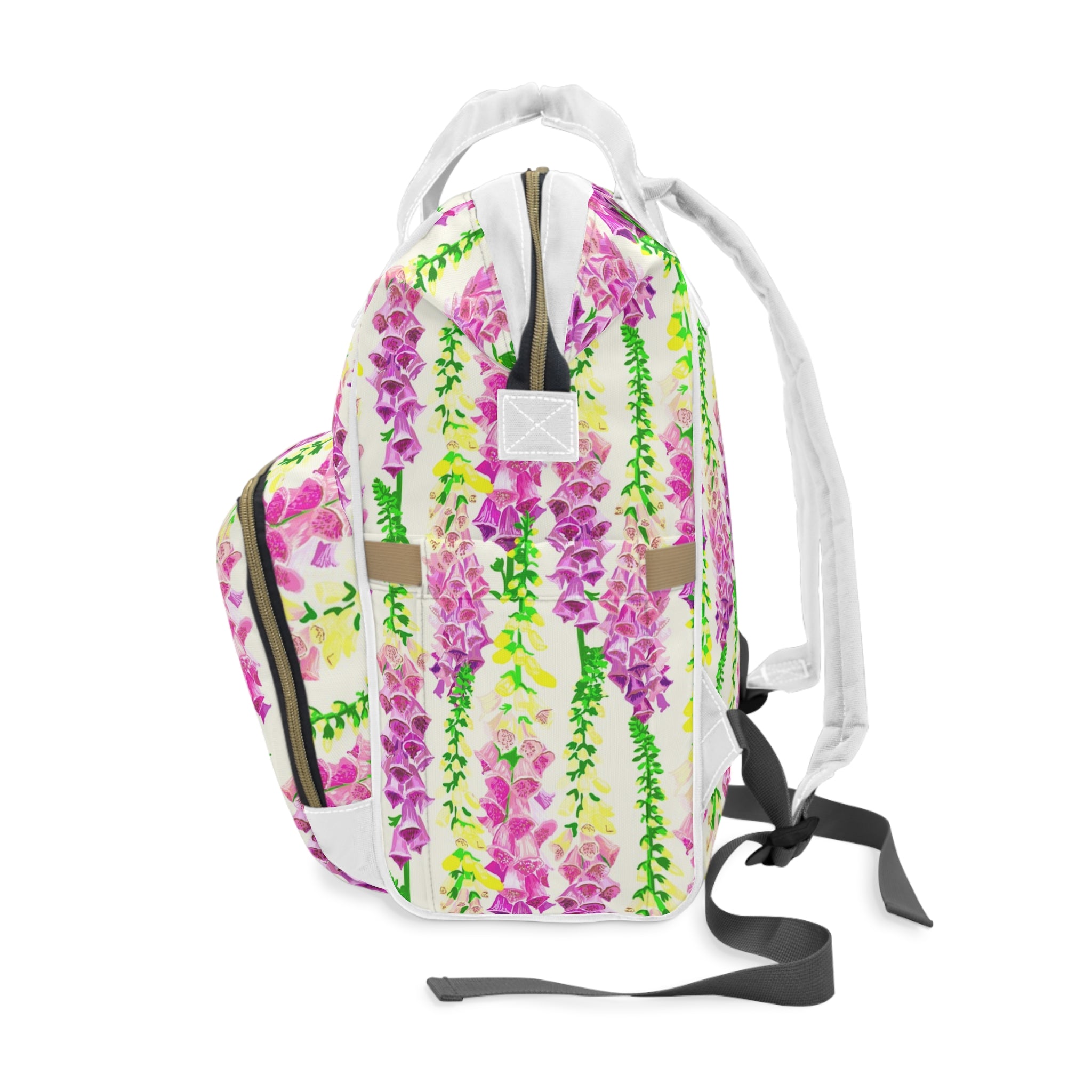 WENDIKO Diaper Backpack - Fox Glove floral design